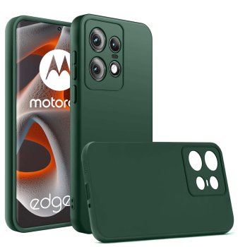 Etui do Motorola Moto Edge 50 Pro zielone silikonowe