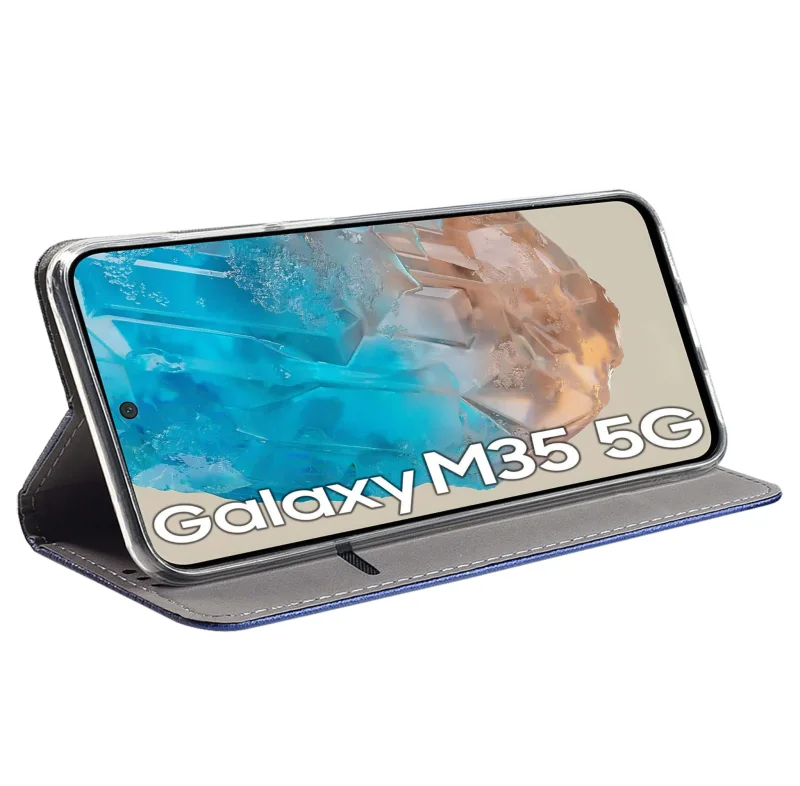 etui-do-samsung-galaxy-m35-5g-granatowe-zamykane-ze-szklem