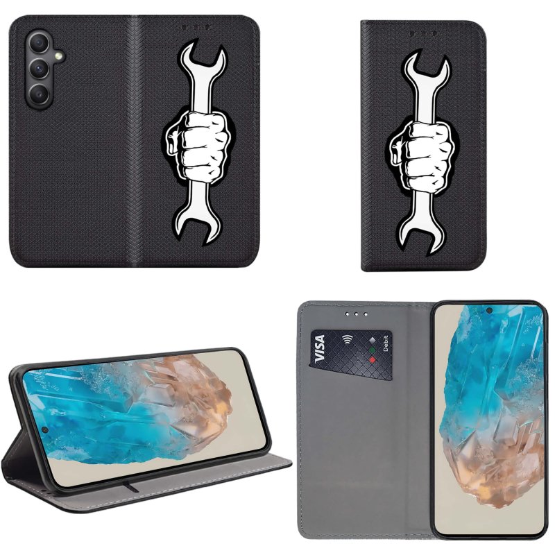 etui-do-samsung-galaxy-m35-5g-zamykane-malowane-wzor-klucz-ze-szklem