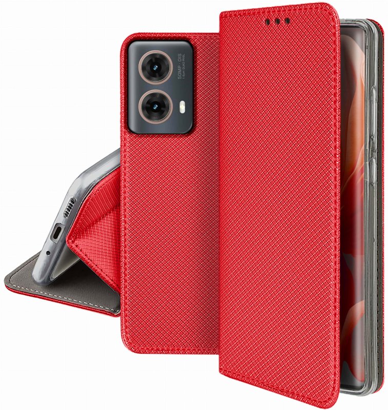 etui-do-motorola-moto-g85-czerwone-zamykane