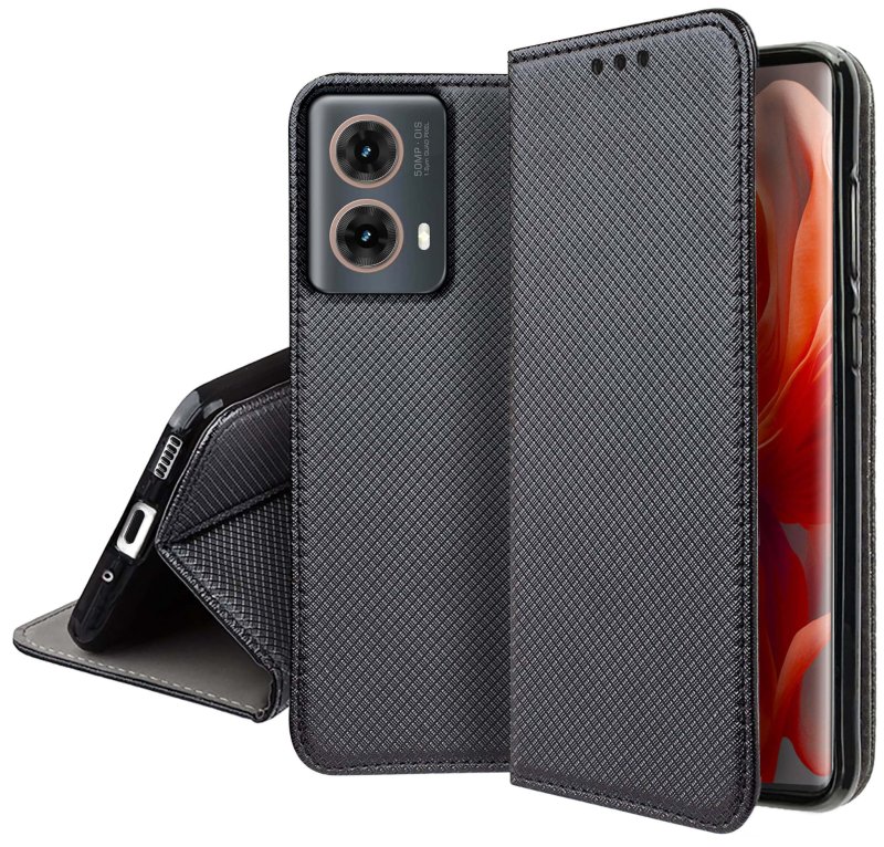 etui-do-motorola-moto-g85-czarne-zamykane