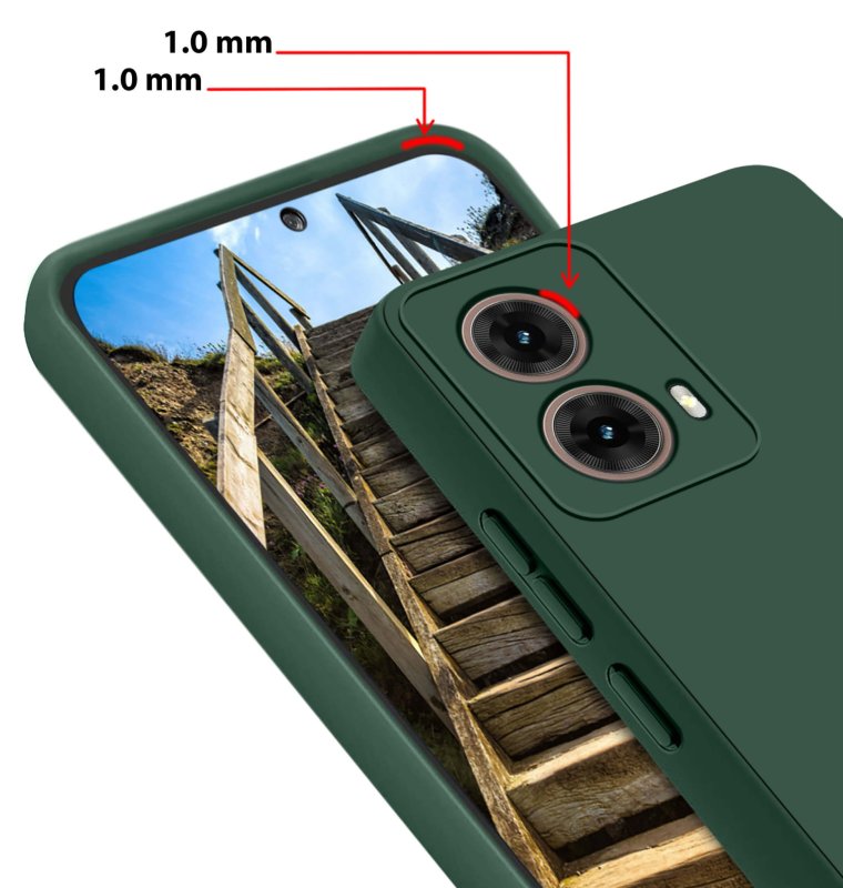 etui-do-motorola-moto-g85-zielone-matowe