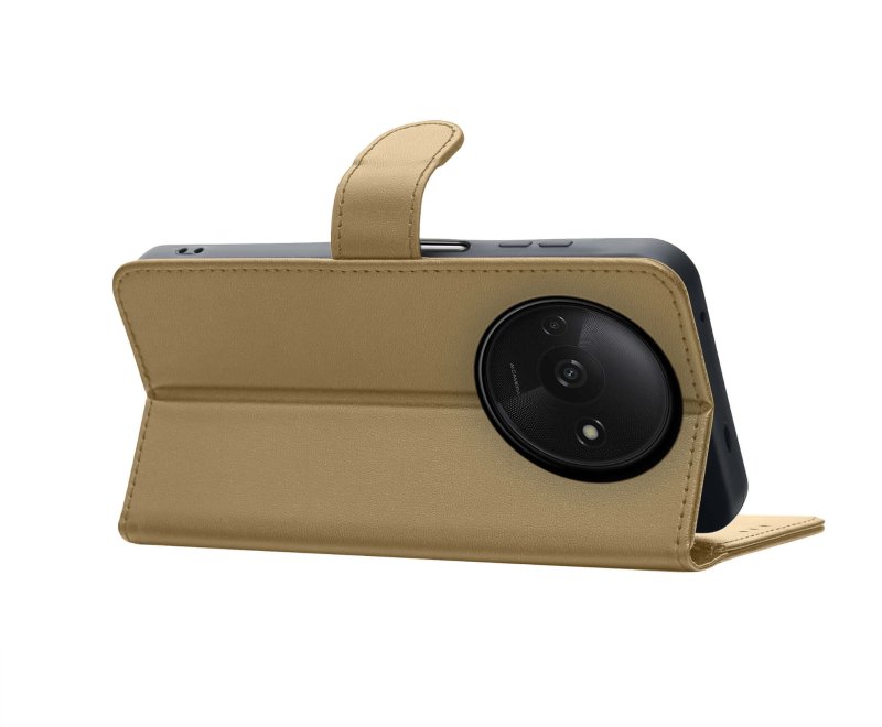 etui-do-xiaomi-redmi-a3-zlote-magnetyczne-z-klapka-ze-szklem