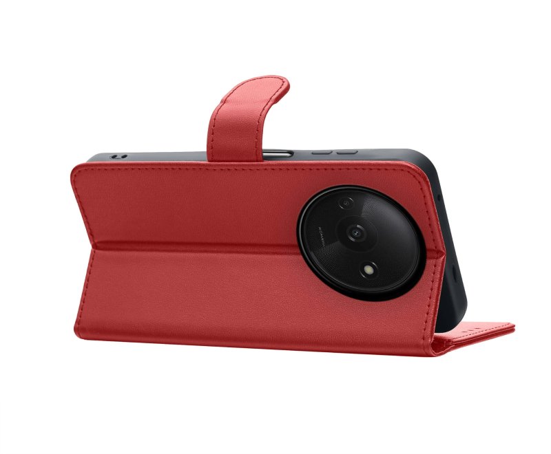 etui-do-xiaomi-redmi-a3-czerwone-magnetyczne-z-klapka-ze-szklem