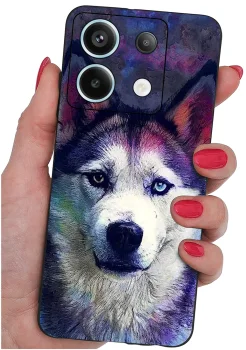 Etui do Xiaomi Redmi Note 13 4G różne wzory z psem ze szkłem