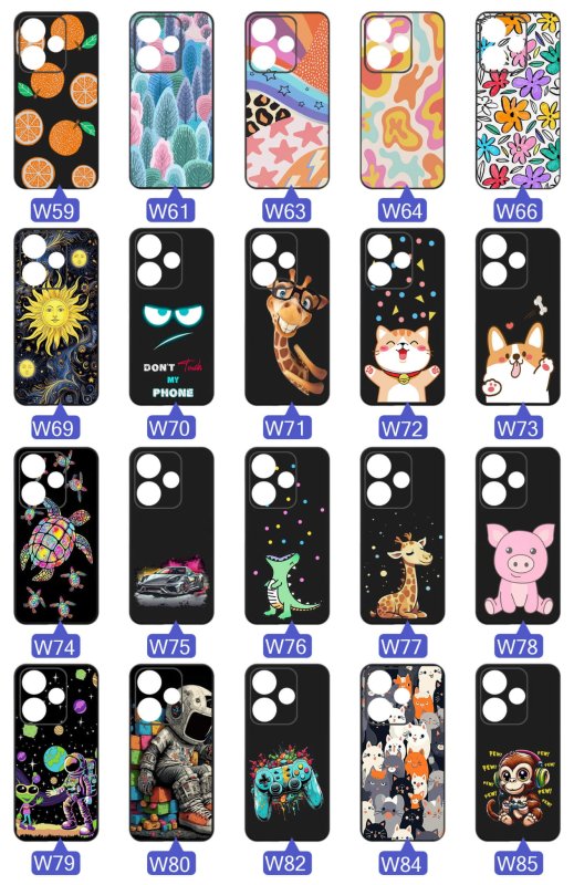 etui-do-xiaomi-redmi-13-4g-rozne-wzory-dla-dzieci-ze-szklem