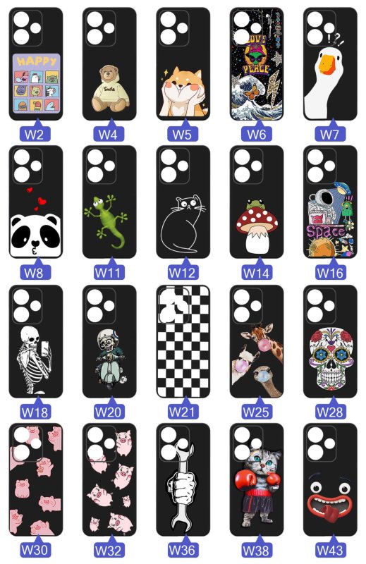 etui-do-xiaomi-redmi-13-4g-rozne-wzory-dla-chlopca-ze-szklem