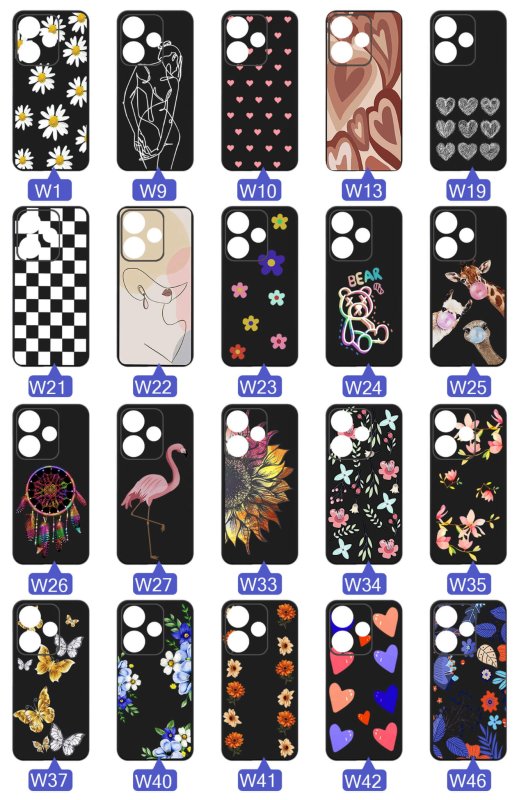 etui-do-xiaomi-redmi-13-4g-rozne-wzory-kobiece-ze-szklem