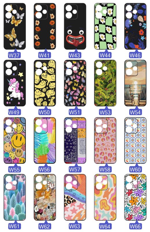 etui-do-xiaomi-redmi-13-4g-rozne-wzory-kolorowe-ze-szklem