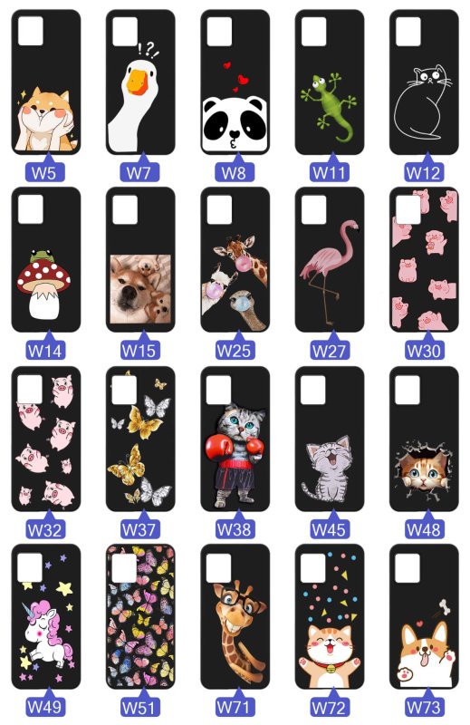 etui-do-motorola-moto-g72-rozne-wzory-zwierzeta-ze-szklem