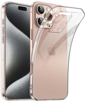 Etui do Iphone 16 Pro Max bezbarwne wzmacniane ze szkłem