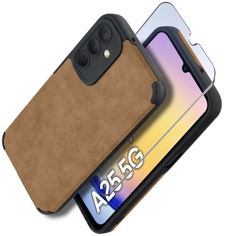 Etui do Samsung Galaxy A25 5G brązowy.jpg