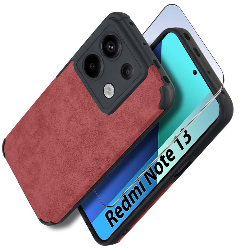 etui-do-xiaomi-edmi-note-13-4g-silikonowe-skorzane-vintage-bordowe-ze-szklem