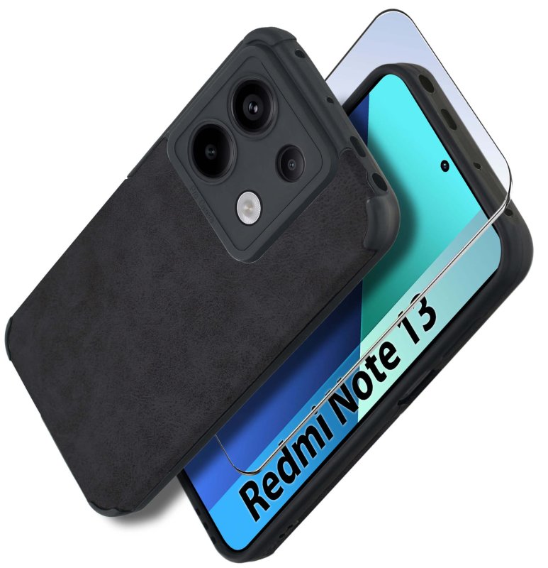 etui-do-xiaomi-redmi-note-13-4g-silikonowe-skorzane-vintage-czarne-ze-szklem