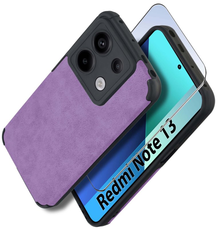etui-do-xiaomi-redmi-note-13-4g-silikonowe-skorzane-vintage-fioletowe-ze-szklem