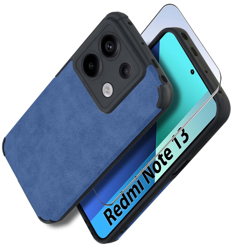 etui-do-xiaomi-redmi-note-13-4g-silikonowe-skorzane-vintage-granatowe-ze-szklem