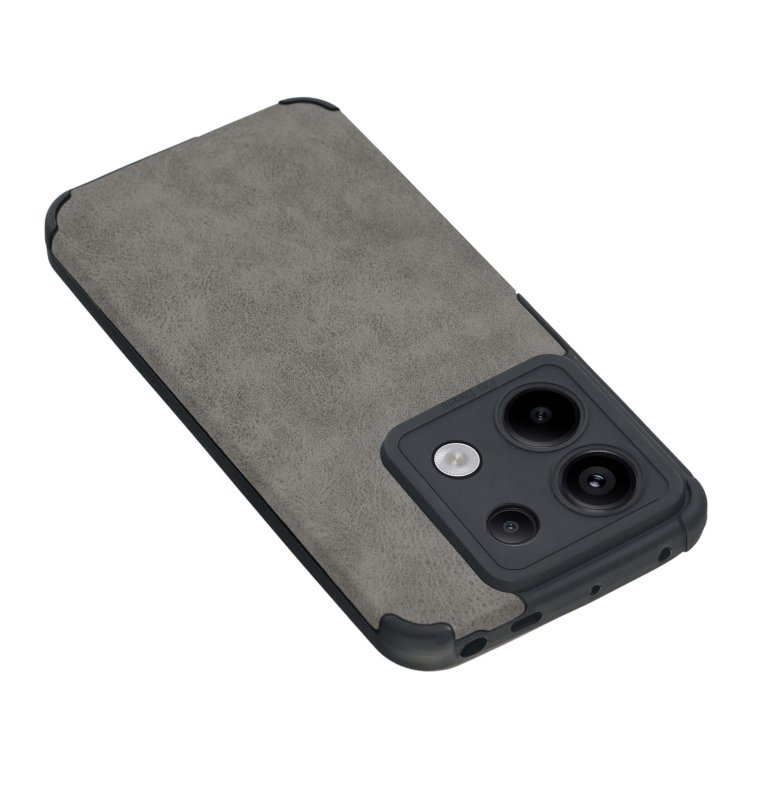 etui-do-xiaomi-redmi-note-13-4g-silikonowe-skorzane-vintage-szare-ze-szklem