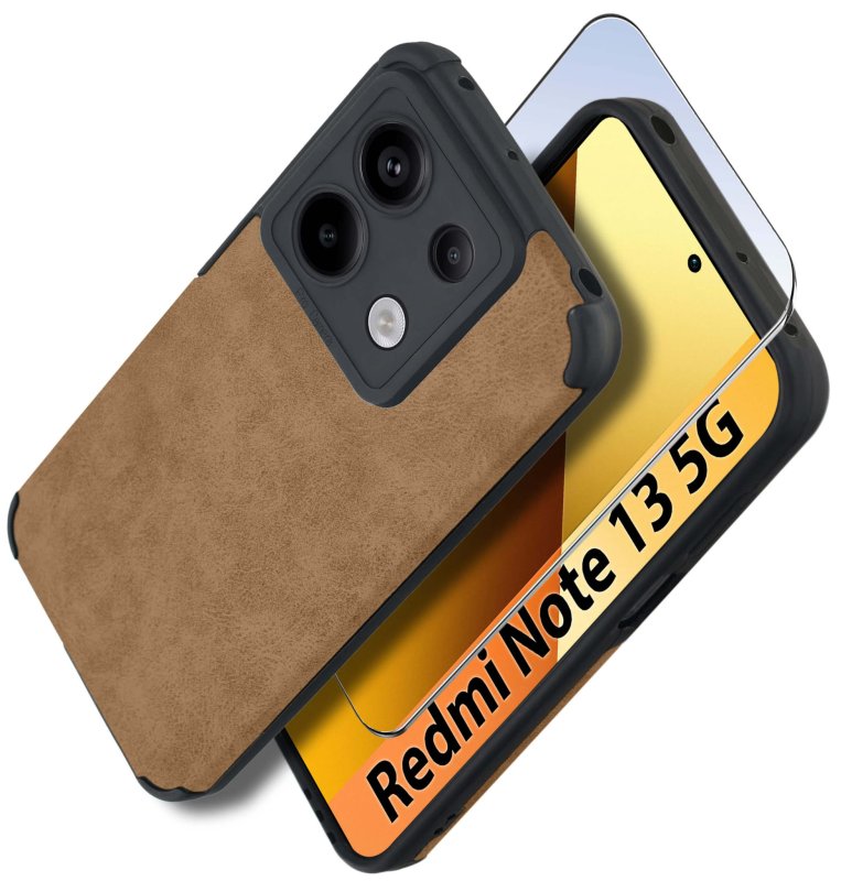 etui-do-xiaomi-edmi-note-13-5g-silikonowe-skorzane-vintage-brazowe-ze-szklem