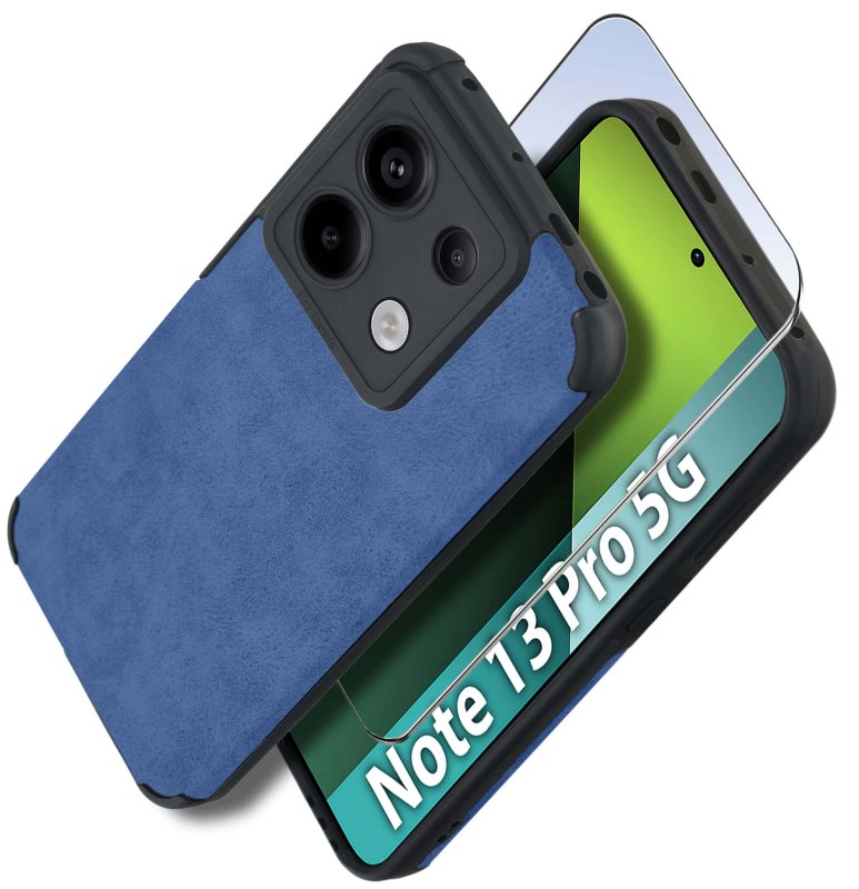 etui-do-xiaomi-edmi-note-13-pro-5g-silikonowe-skorzane-vintage-granatowe-ze-szklem