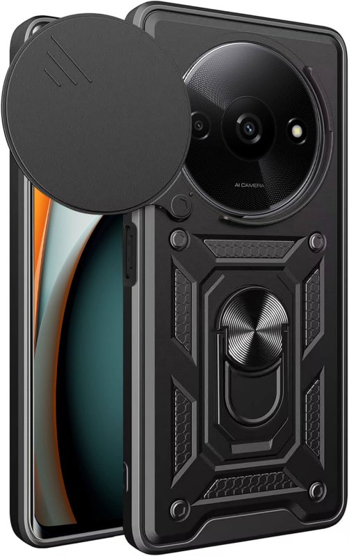 etui-do-xiaomi-redmi-a3-pancerne-ring-z-oslona-na-aparat-czarne-ze-szklem
