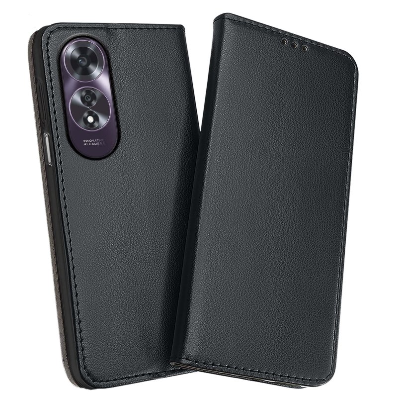 etui-do-oppo-a60-4g-czarne-magnetyczne-zamykane-ze-szklem