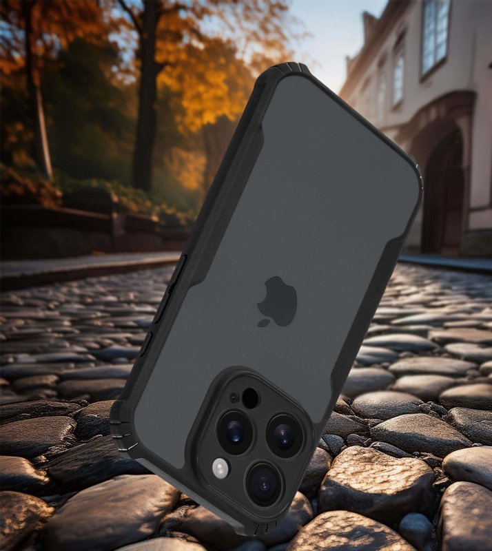 etui-do-iphone-16-pro-przezroczyste-z-czarna-matowa-ramka-ze-szklem
