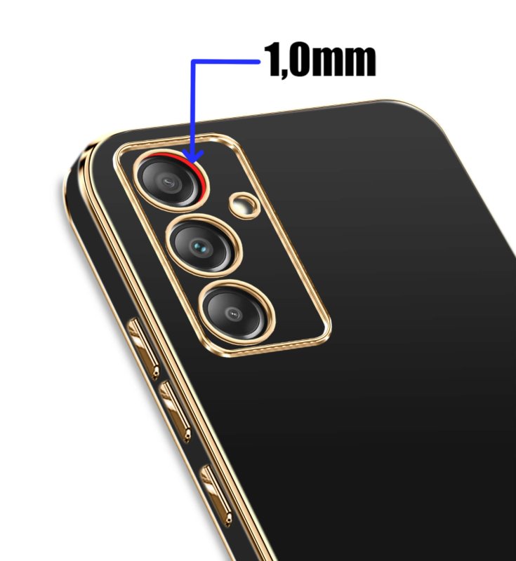 etui-do-samsung-galaxy-m35-5g-ze-zlota-ramka-czarne-ze-szklem