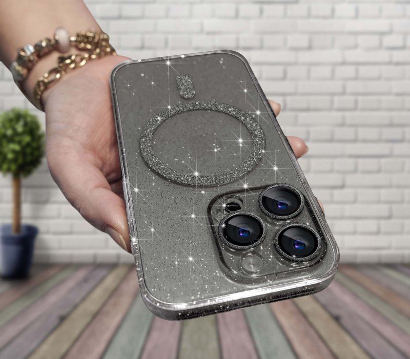 etui-do-iphone-16-pro-magsafe-brokatowe-czarne-ze-szklem
