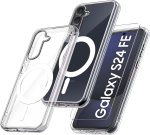 Etui do Samsung Galaxy S24 Fe bezbarwne Magsafe ze szkłem