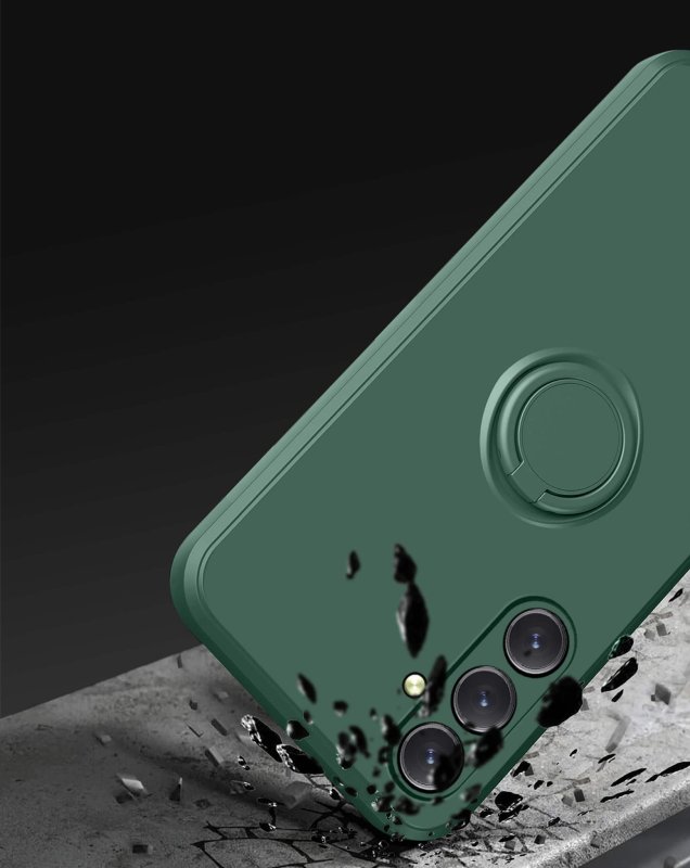 etui-do-samsung-galaxy-s24-fe-zielone-silikon-ring-ze-szklem