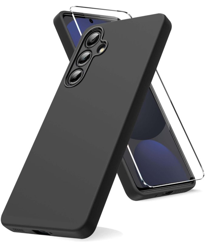 etui-do-samsung-galaxy-s24-fe-czarne-matowe-ze-szklem