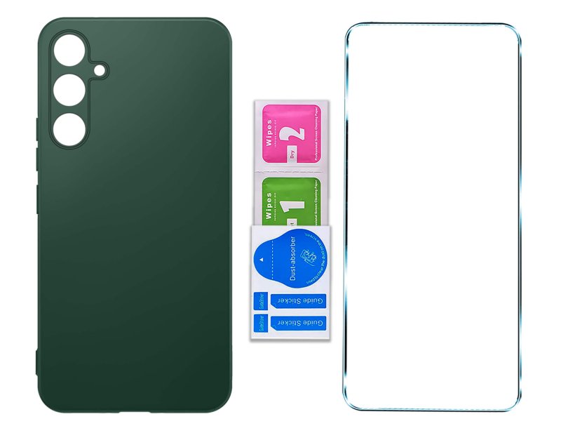 etui-do-samsung-galaxy-s24-fe-zielone-matowe-ze-szklem