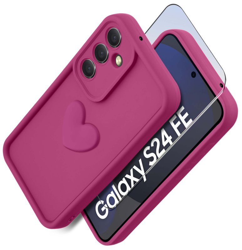 etui-do-samsung-galaxy-s24-fe-silikonowe-serce-rozowe-ze-szklem
