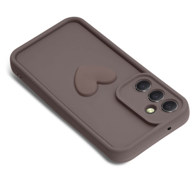 etui-do-samsung-galaxy-s24-fe-silikonowe-serce-brazowe-ze-szklem