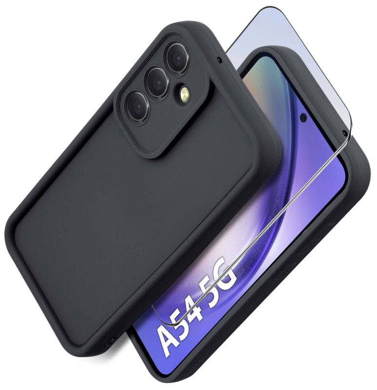 etui-do-samsung-galaxy-a54-5g-czarne-wzmacniane-silikonowe-ze-szklem
