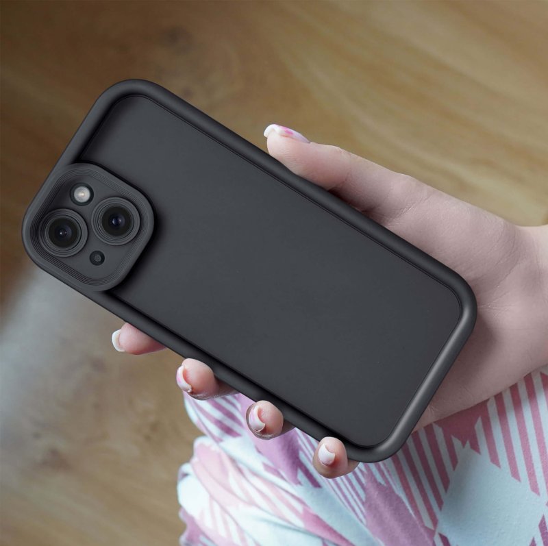 etui-do-iphone-13-14-czarne-wzmacniane-silikonowe-ze-szklem