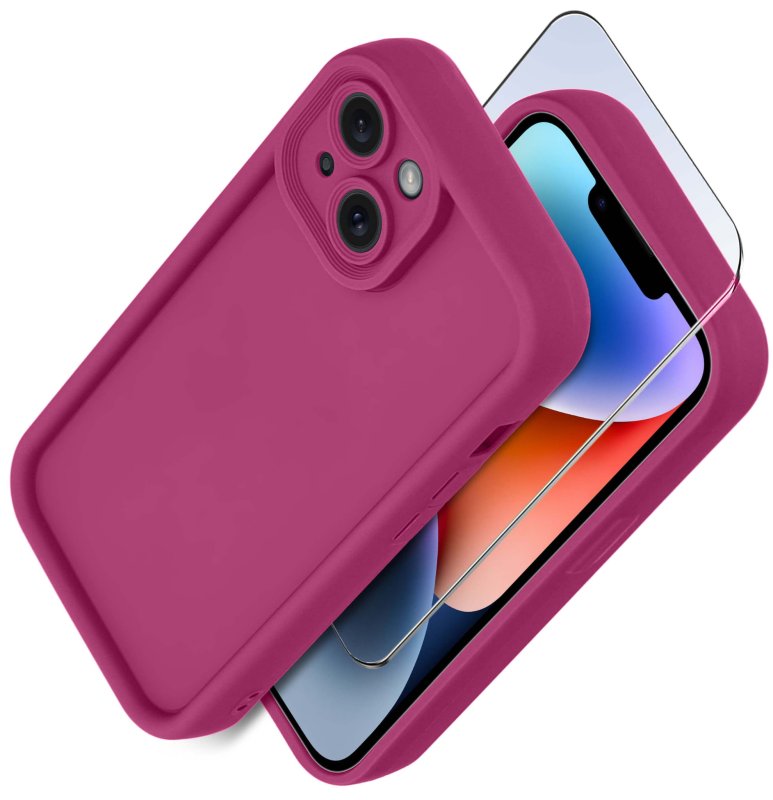 etui-do-iphone-13-14-rozowe-wzmacniane-silikonowe-ze-szklem