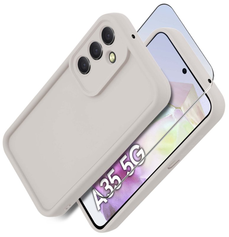 etui-do-samsung-galaxy-a35-5g-biale-wzmacniane-silikonowe-ze-szklem