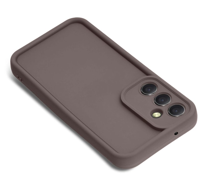 etui-do-samsung-galaxy-a15-5g-brazowe-wzmacniane-silikonowe-ze-szklem