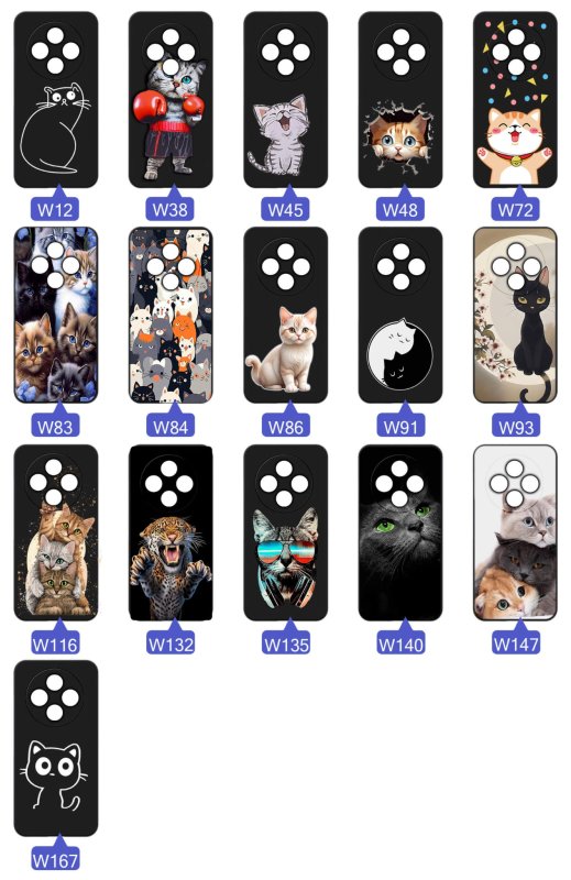 etui-do-xiaomi-redmi-14c-rozne-wzory-z-kotem-ze-szklem