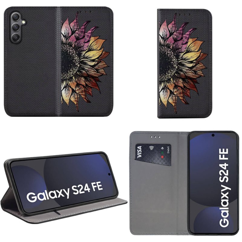 etui-do-samsung-galaxy-s24-fe-zamykane-malowane-wzor-kwiat-ze-szklem