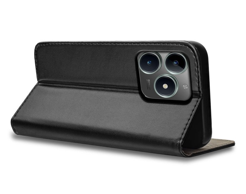 etui-do-realme-c61-c63-czarne-magnetyczne-zamykane-ze-szklem