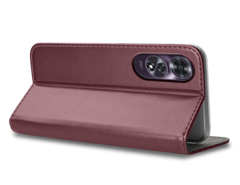 etui-do-oppo-a60-4g-burgundowe-magnetyczne-zamykane-ze-szklem
