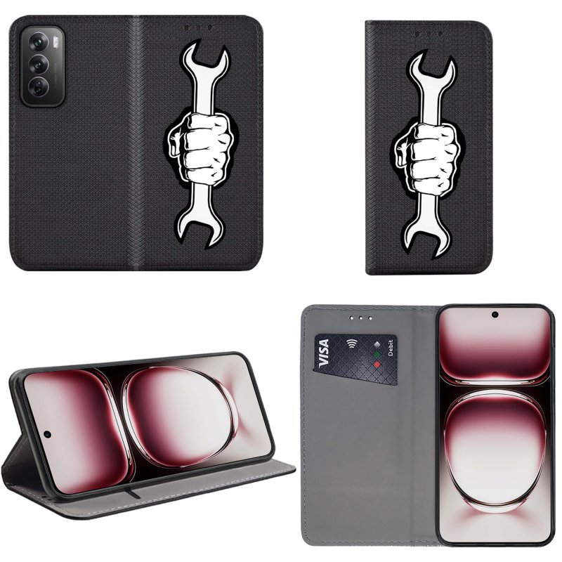 etui-do-oppo-reno-12-pro-5g-zamykane-malowane-wzor-meski