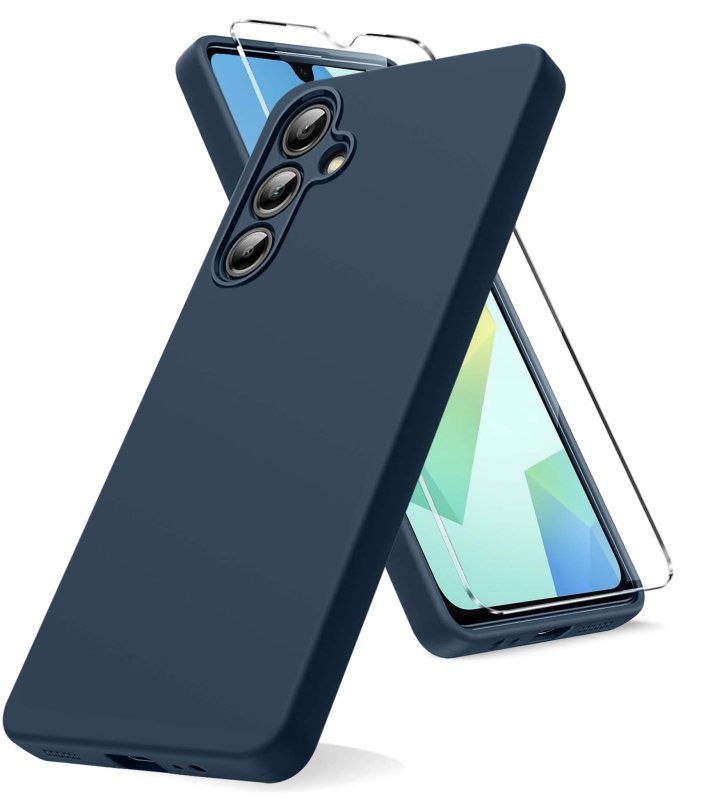 etui-do-samsung-galaxy-a16-5g-granatowe-matowe-ze-szklem