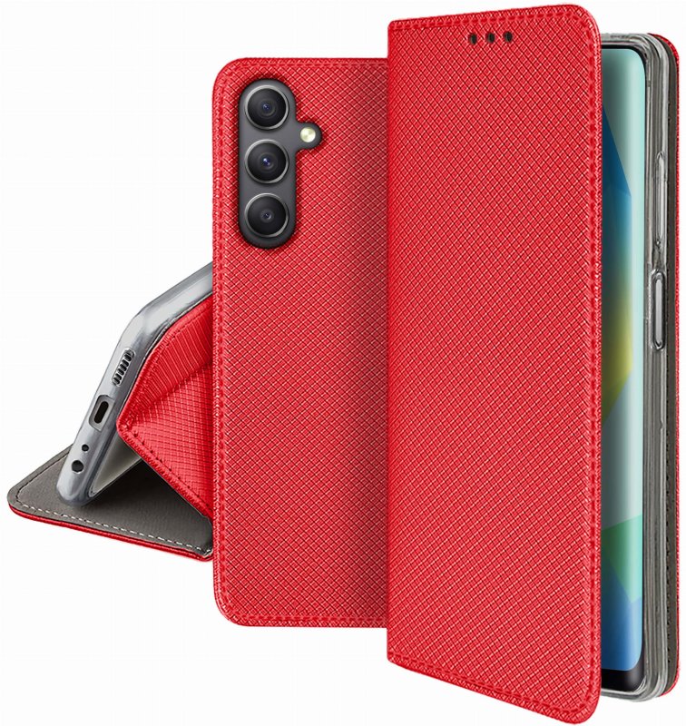 etui-do-samsung-galaxy-a16-5g-czerwone-zamykane-ze-szklem
