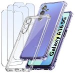 Etui do Samsung Galaxy A16 5G przeźroczyste z zestawem 3 szkieł