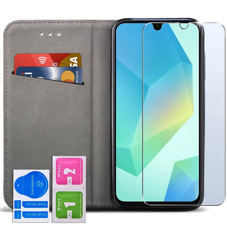 etui-do-samsung-galaxy-a16-5g-burgundowe-magnetyczne-zamykane-ze-szklem