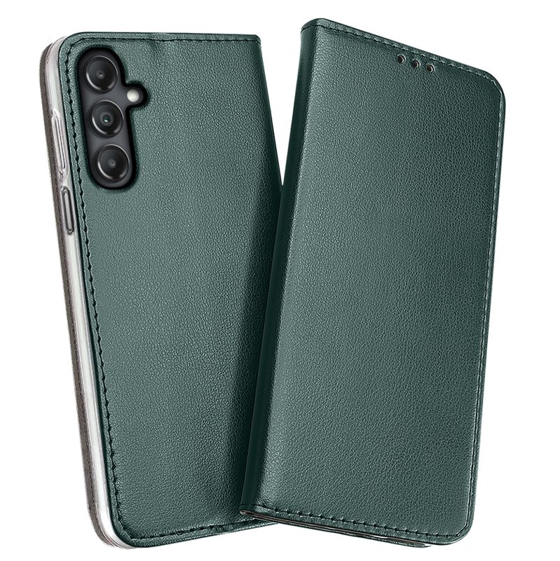 etui-do-samsung-galaxy-a16-5g-zielone-magnetyczne-zamykane-ze-szklem