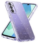 Etui do Samsung Galaxy A16 5G bezbarwne z brokatem ze szkłem